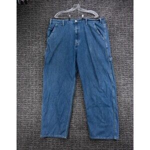 Vintage Levis Carpenter Jeans Mens 42x31 (Tag 42x32) Blue Cotton Denim Workwear